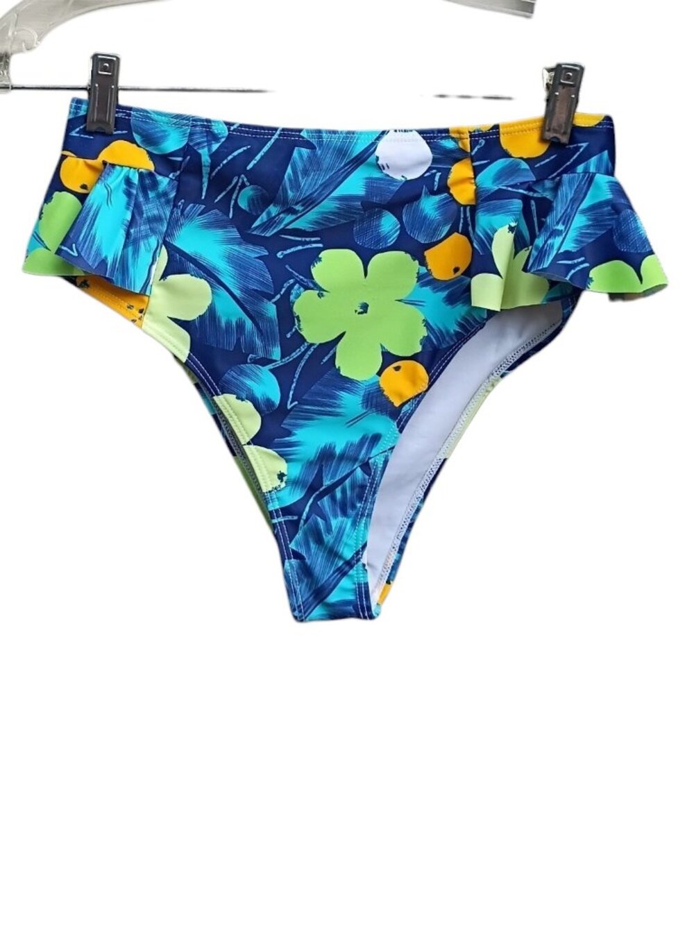 Sporlike floral ruffle bikini bottom sz S NEW - Picture 4 of 10